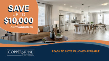 SAVE UP TO $10,000 ON TOWNHOMES