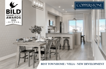 Best Townhome of 2020 BILD Award Winner is Copperstone!