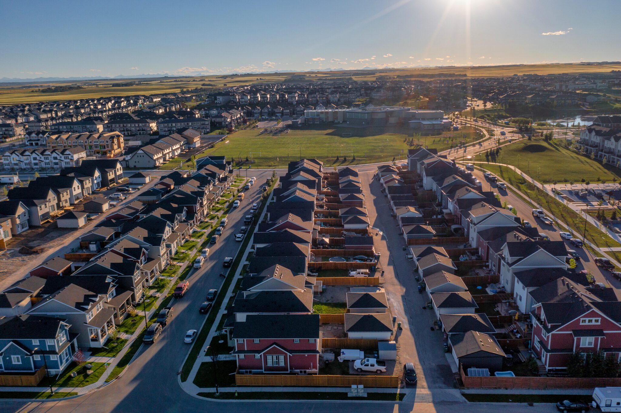 How South point is considered the greenest community in Airdrie, Calgary